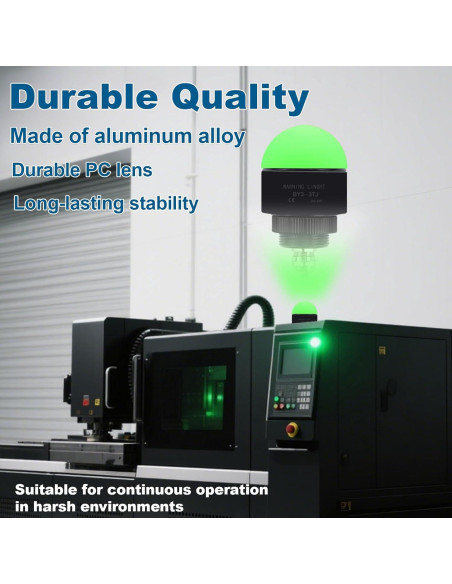 Luz de Advertencia LED 12V Enshute con Zumbador 3 Colores