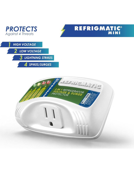 Protector de Voltaje Refrigmatic 36300 para Refrigeradores 27 pies