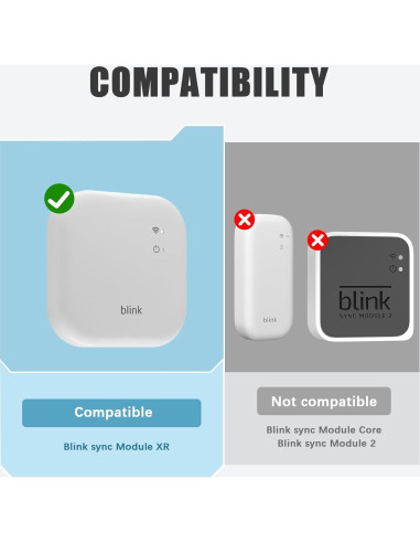Soporte de pared y cargador Blink XR - Instalación fácil