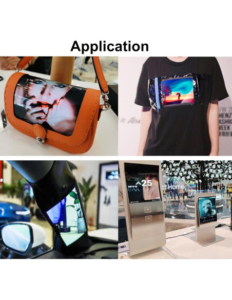 Pantalla Flexible Curvada 7.8" Wisecoco FHD AMOLED 1440x1920