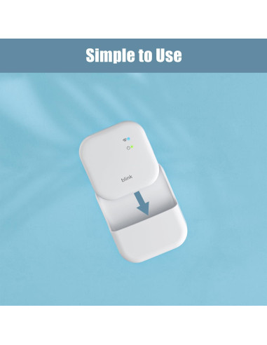 Soporte de pared y cargador Blink XR - Instalación fácil