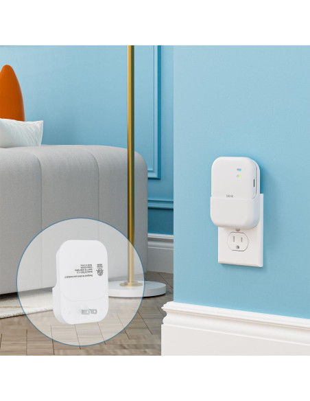 Soporte de pared y cargador Blink XR - Instalación fácil