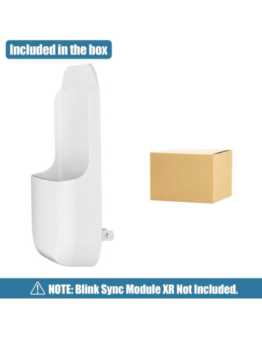 Soporte de pared y cargador Blink XR - Instalación fácil
