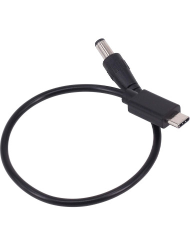 Cable Adaptador USB 3.1 Tipo C a DC 5.5x2.5mm DM 0.25m 2 Pack