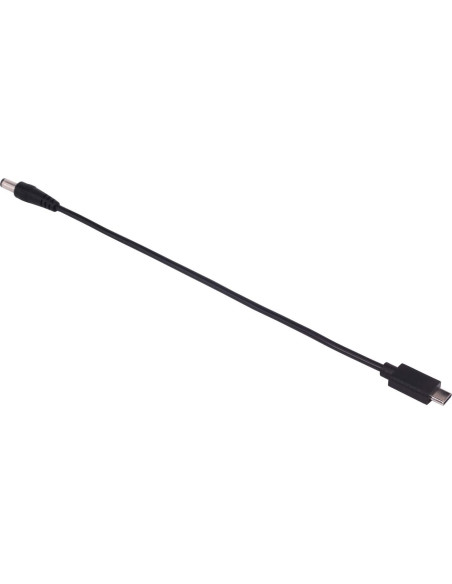 Cable Adaptador USB 3.1 Tipo C a DC 5.5x2.5mm DM 0.25m 2 Pack