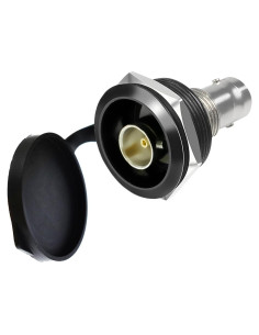 Conector BNC hembra a hembra 75 Ohm YiKaiEn - Montaje en panel