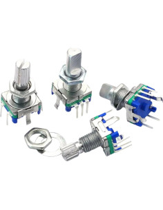 5 Piezas Eje Rotativo Encoder EC11 15mm 20mm TRAQUOKANTA 2