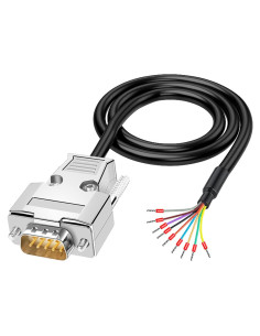 Conector DB9 macho sin soldadura ANMBEST 1.5m 24AWG