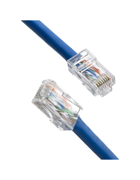 Conectores Modulares RJ45 Delcast 100pcs CAT5E 8P8C