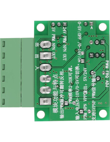 Convertidor de Audio Analógico a Digital V-PWM Cunyuer 0-5V/0-10V