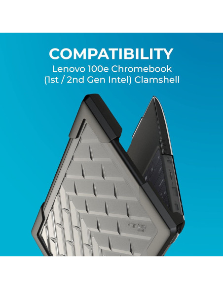 Funda para Laptop Gumdrop Lenovo 100e Chromebook Negra
