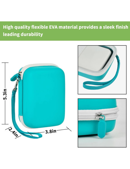 Funda ALKOO Verde para Impresora Canon Ivy 2 Portátil