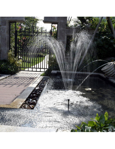 Bomba de Agua Solar 10W Lewisia con Cabezas Intercambiables