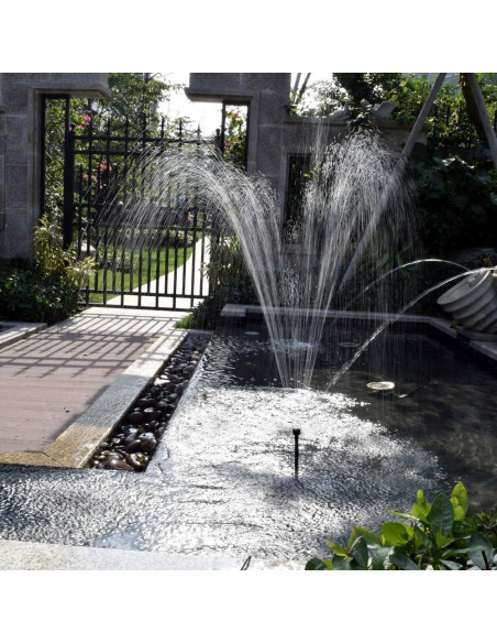 Bomba de Agua Solar 10W Lewisia con Cabezas Intercambiables