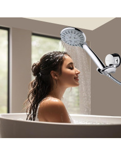 Soporte de Ducha de Mano DAIBRIBRA con Ventosa Ajustable 2