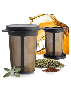 Canasta de Infusión de Café y Té Finum Grande Acero Inoxidable