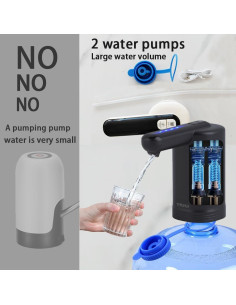 Bomba de Agua Eléctrica YEWUHUA 5 Galones USB Portátil 2