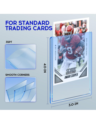 Paquete de 200 fundas para tarjetas MILTNK - 100 Toploaders + 100 fundas