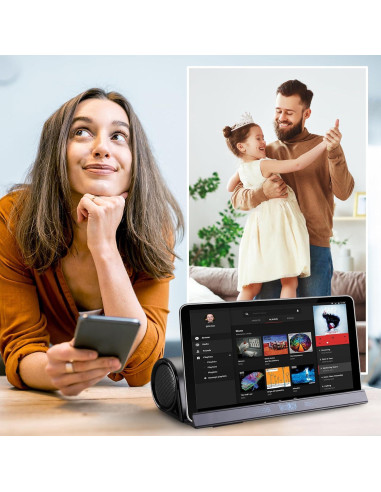 Altavoz Inalámbrico Bluetooth DORNLAT con Soporte Portátil