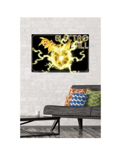 Póster de Pared Pikachu Trends International 56.83x86.36cm 2