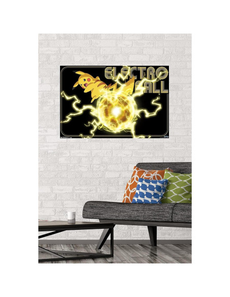Póster de Pared Pikachu Trends International 56.83x86.36cm