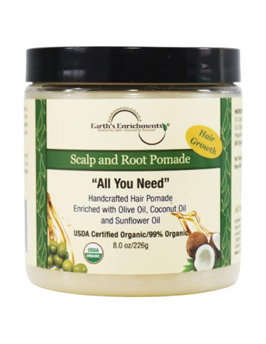 Pomada Orgánica para el Crecimiento del Cabello Earth's Enrichments 226g