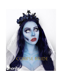 Pintura Facial Azul Claro Honlley 12.19cm Hipoalergénica 2