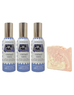 Paquete de 3 aerosoles Vintage Vinyl Bath & Body Works