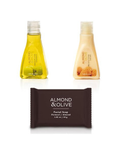 Kit de Artículos de Tocador 144 pcs Jypesa - Almendra y Oliva