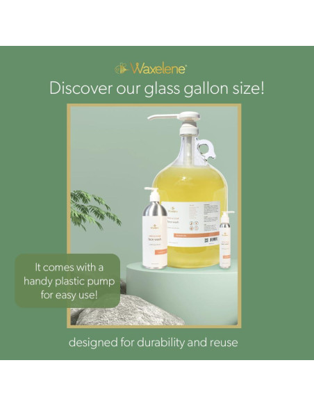 Limpiador Facial Waxelene 3.8L - Suave para Piel Sensible