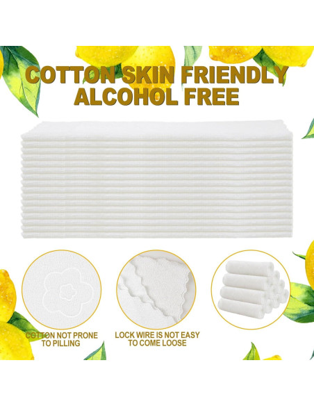 Toallitas Húmedas de Algodón Twoworld 200 Unidades Aroma Limón