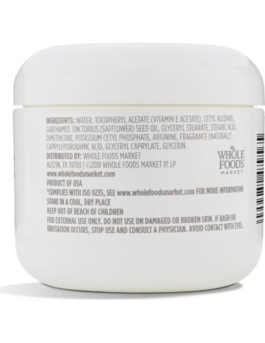 Crema de Vitamina E 365 Whole Foods 28,000 UI 113g Hidratante
