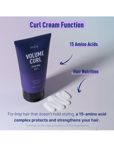 Crema de Volumen AVCA 3 en 1 para Rizos 150ml Control Frizz