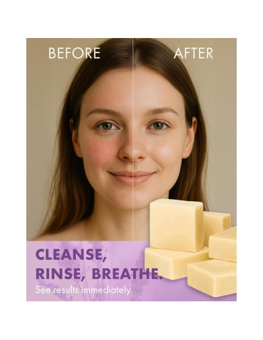 Jabón Natural Probiotico Massey - Lavanda - 3 Barras de 113g