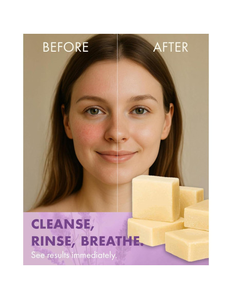 Jabón Natural Probiotico Massey - Lavanda - 3 Barras de 113g