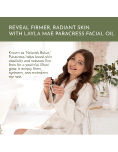 Aceite Facial Paracress Layla Mae 60 mL - Hidratante Antienvejecimiento 2