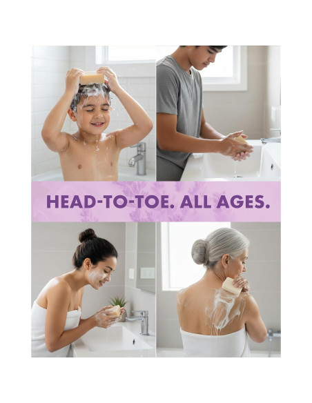 Jabón Natural Probiotico Massey - Lavanda - 3 Barras de 113g