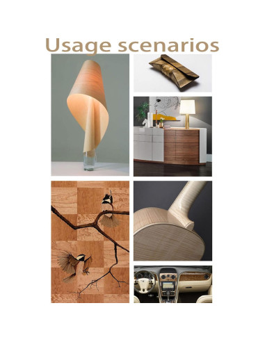 Chapa de Madera de Nogal Negro Natural 20x250 cm - Samlee