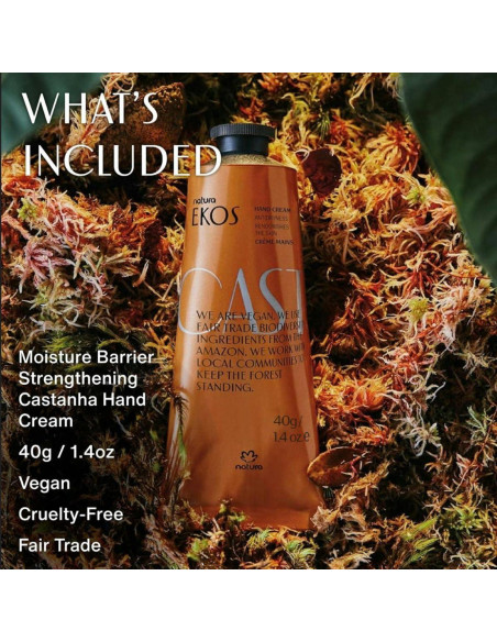 Set de Hidratación Vegano Crema de Manos y Pies Nuez Brasil 74g