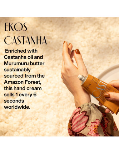 Set de Hidratación Vegano Crema de Manos y Pies Nuez Brasil 74g