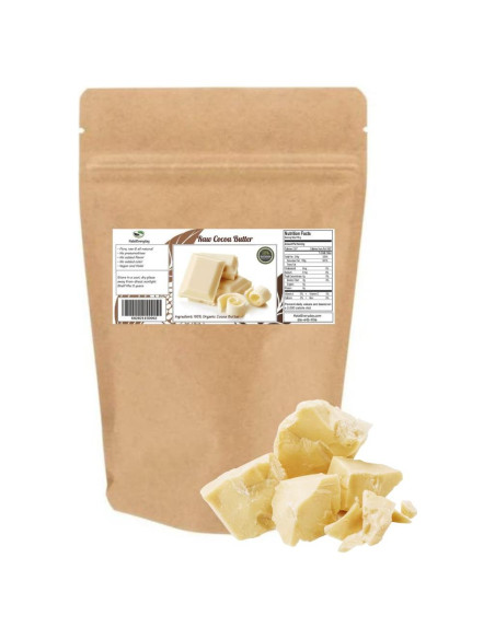 Manteca de Cacao Ecuatoriana HalalEveryday 453g Pura y Cruda