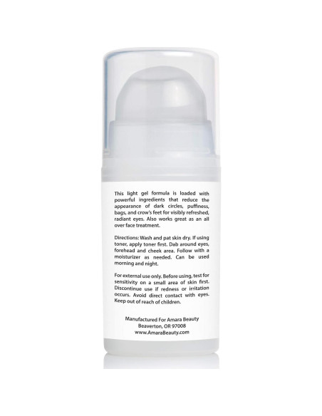 Gel para Ojos Amara Beauty 14.79 ml - Antienvejecimiento y Hidratante