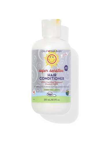 Acondicionador sin fragancia California Baby 251 mL 100% vegetal