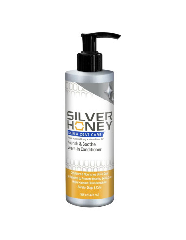 Acondicionador Sin Enjuague Silver Honey 473 ml - Perros y Gatos