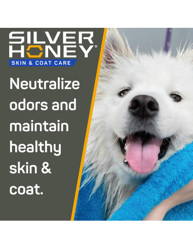 Acondicionador Sin Enjuague Silver Honey 473 ml - Perros y Gatos