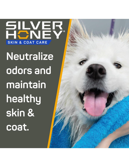 Acondicionador Sin Enjuague Silver Honey 473 ml - Perros y Gatos