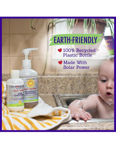 Acondicionador sin fragancia California Baby 251 mL 100% vegetal