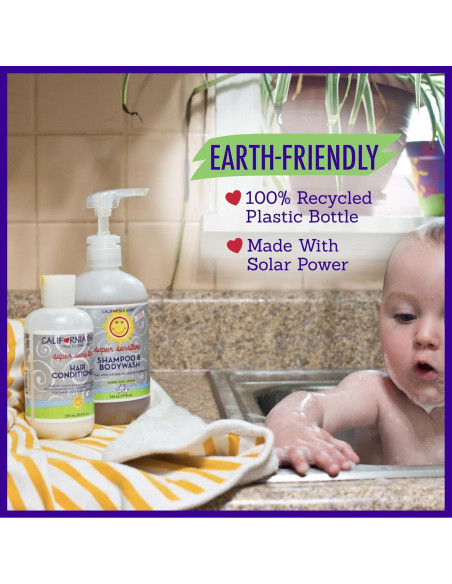 Acondicionador sin fragancia California Baby 251 mL 100% vegetal