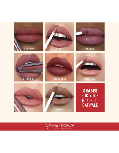 Lápiz Labial Líquido Runway Rogue 3.25 ml Llama a Mi Agente