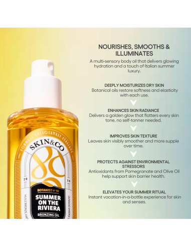 Aceite Bronceador Corporal Grown Brands 100ml - Hidratante Vegano